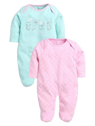 BabyGo Half Sleeves Baby Romper| 100% Cotton Rompers for New Born Baby
