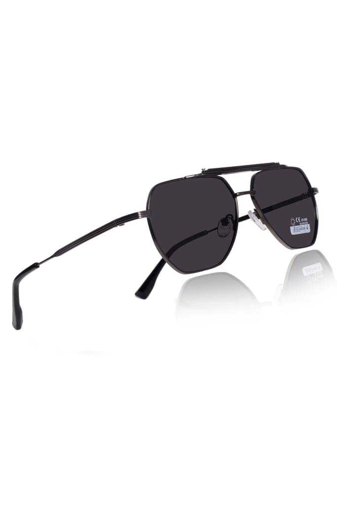 Jodykoes Legacy Series Square Metal Sunglasses for Men & Women | Polarized | Acetate & Metal Frame | UV400 | Premium Unisex Eyewear