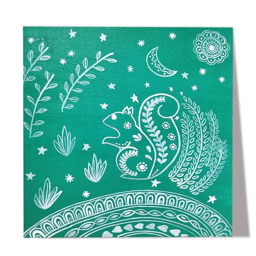 Scandinavian Art on Canvas DIY Kit by Penkraft