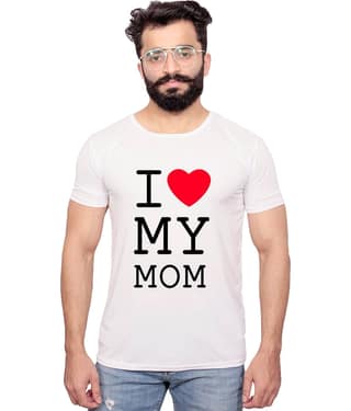 Nityanand Enterprises White Cotton Blend T-Shirt