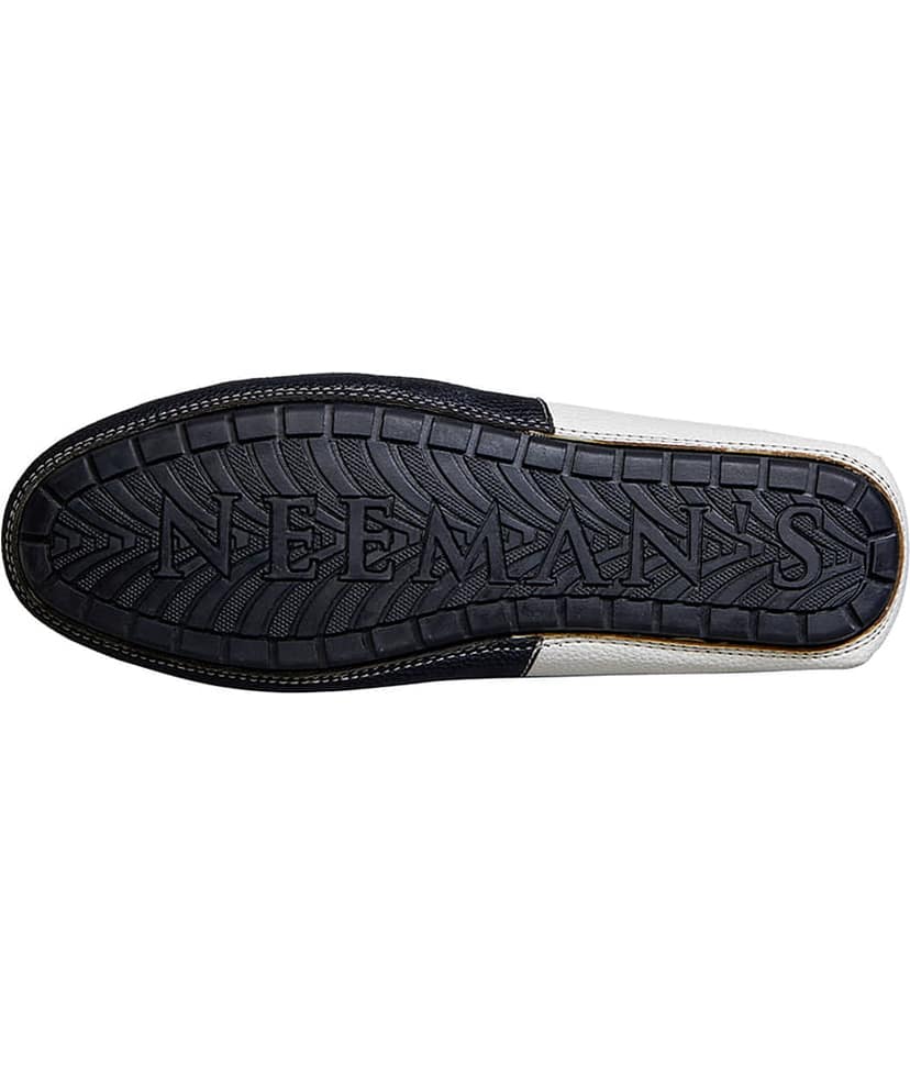 Neemans Color Block Loafers Black Men's Slip on Shoes view 2