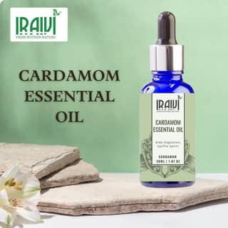 Iraivi Premium Cardamon Essential Oil | Pure & Natural by Iraivi Organics