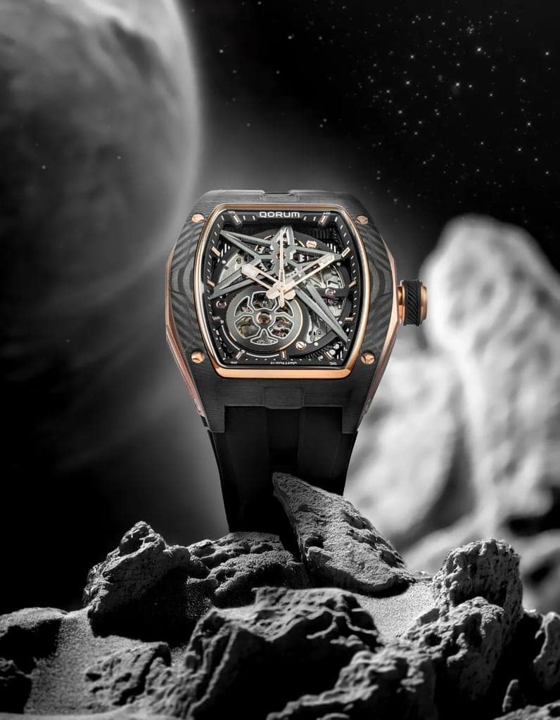 Qorum Equinox Men’s Automatic Skeleton Watch view 2