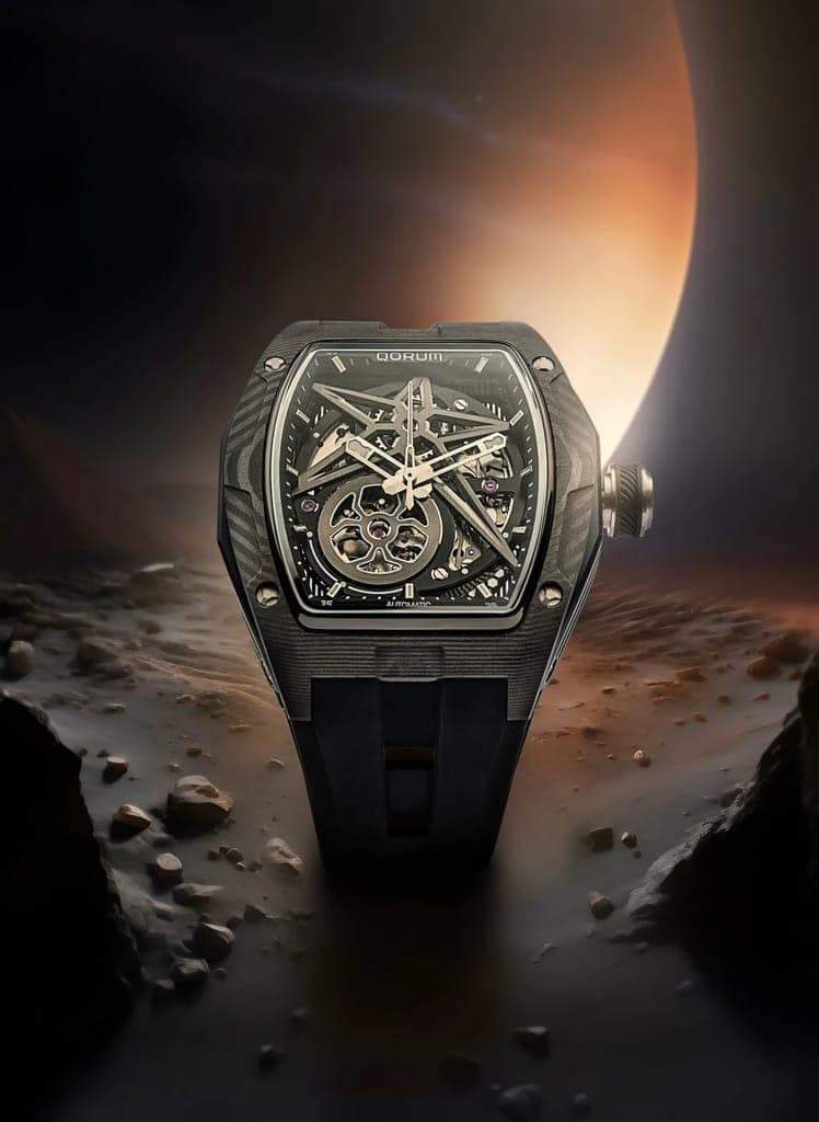 Qorum Equinox Men’s Automatic Skeleton Watch view 7