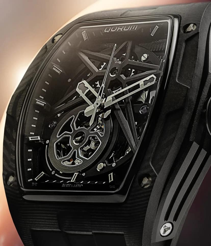 Qorum Equinox Men’s Automatic Skeleton Watch view 9