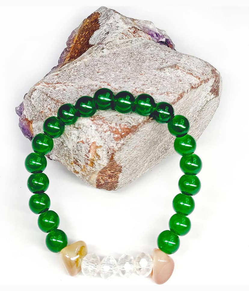 DAIVYA WELLNESS - Green Bracelet ( Pack of 1 ) view 2