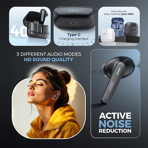 UBON J23 Topper Series Earbuds view 7