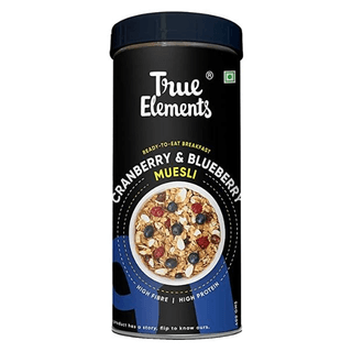 True Elements Cranberry and Blueberry Muesli 400 Gms