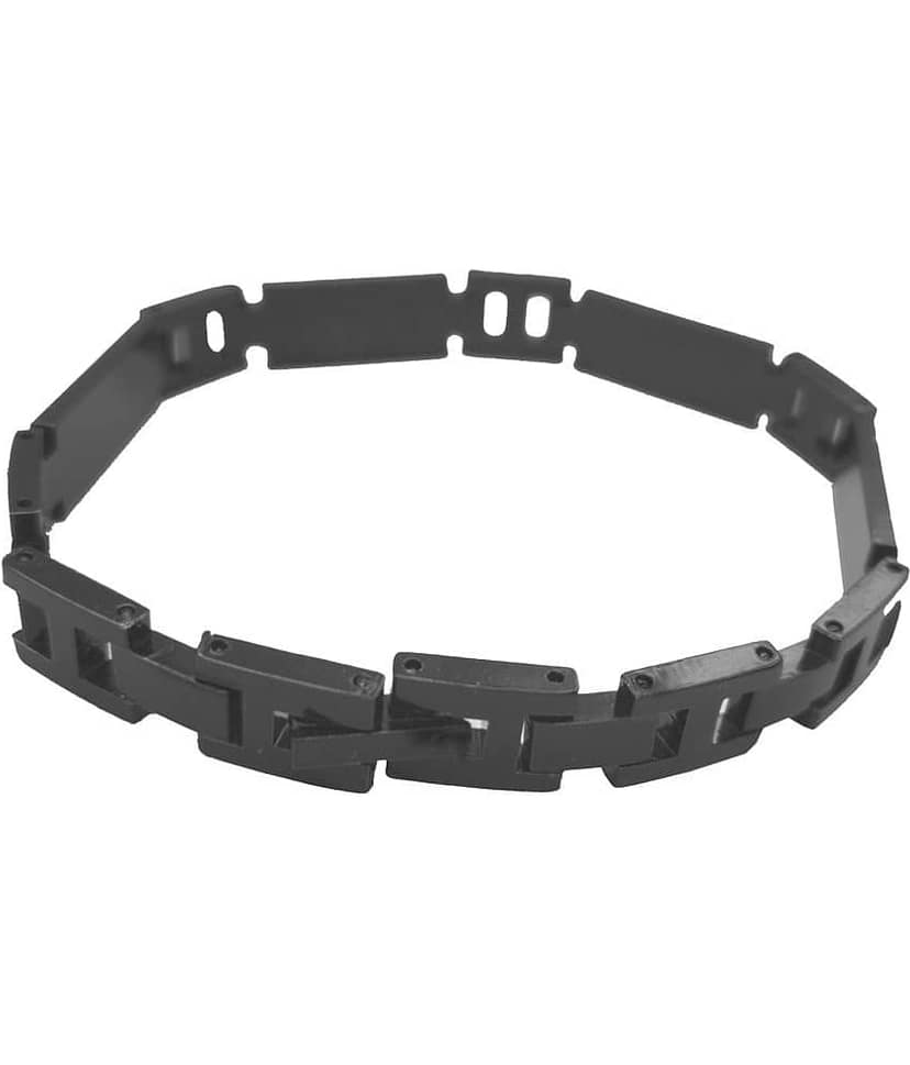 JIPPA - Black Bracelet ( Pack of 1 )