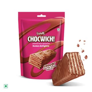 Luvit Chocwich Brown Pouch || 20 Pieces || 160 Grams