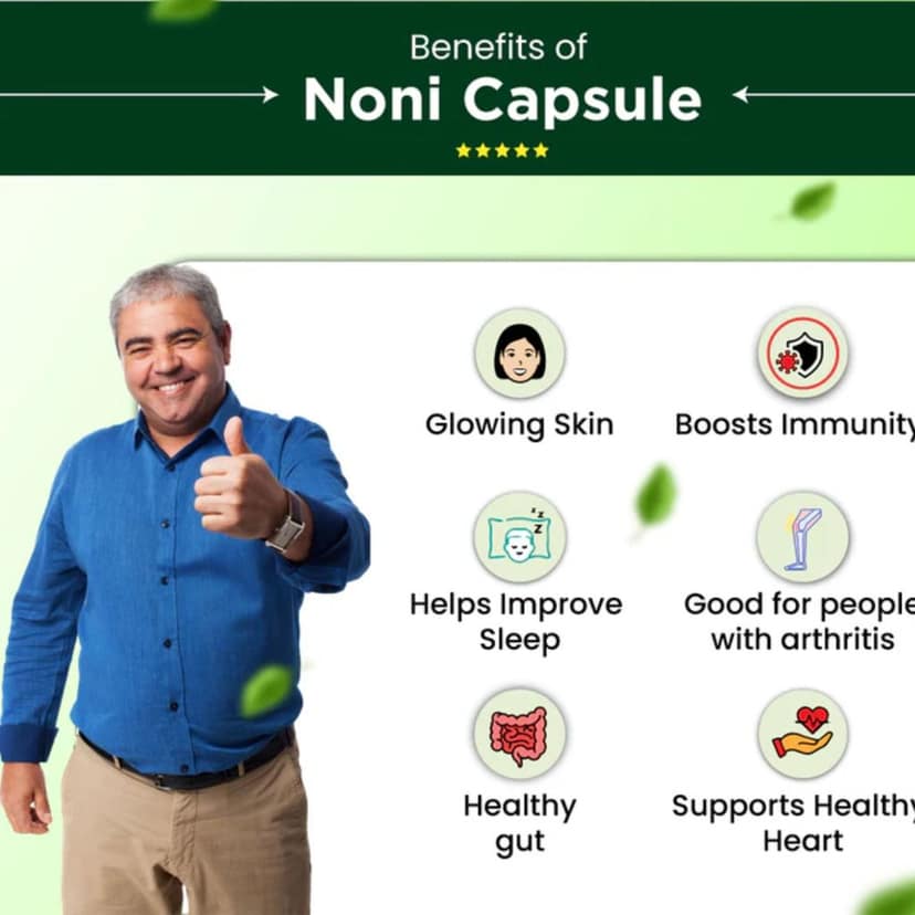Cipzer Noni (60 Capsules): Immunity Booster, Joint Support, & Skin Glow. Your Daily Antioxidant Wellness. view 2