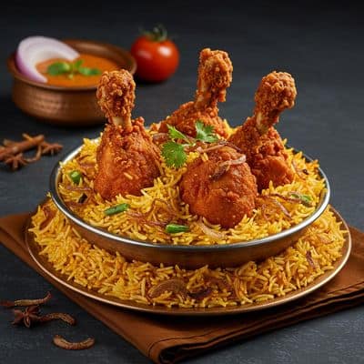 Chicken Lollipop Biriyani