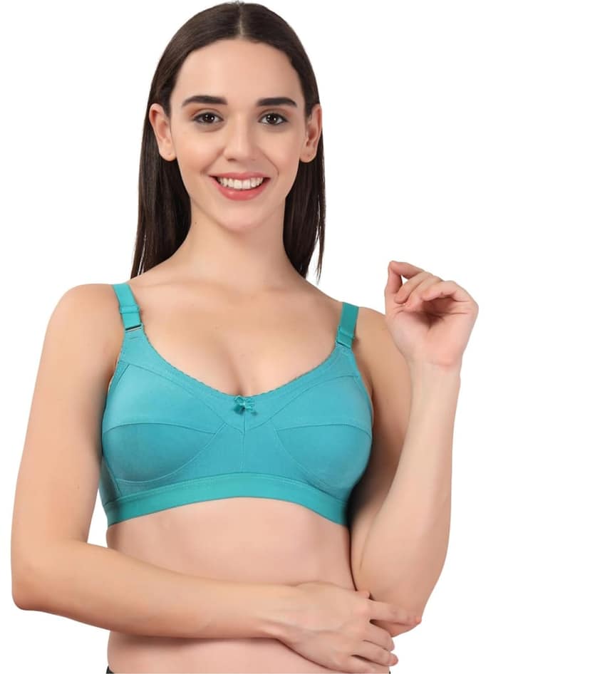 ADORNSTAR Women's Cotton Non-Padded Full Coverage Bra