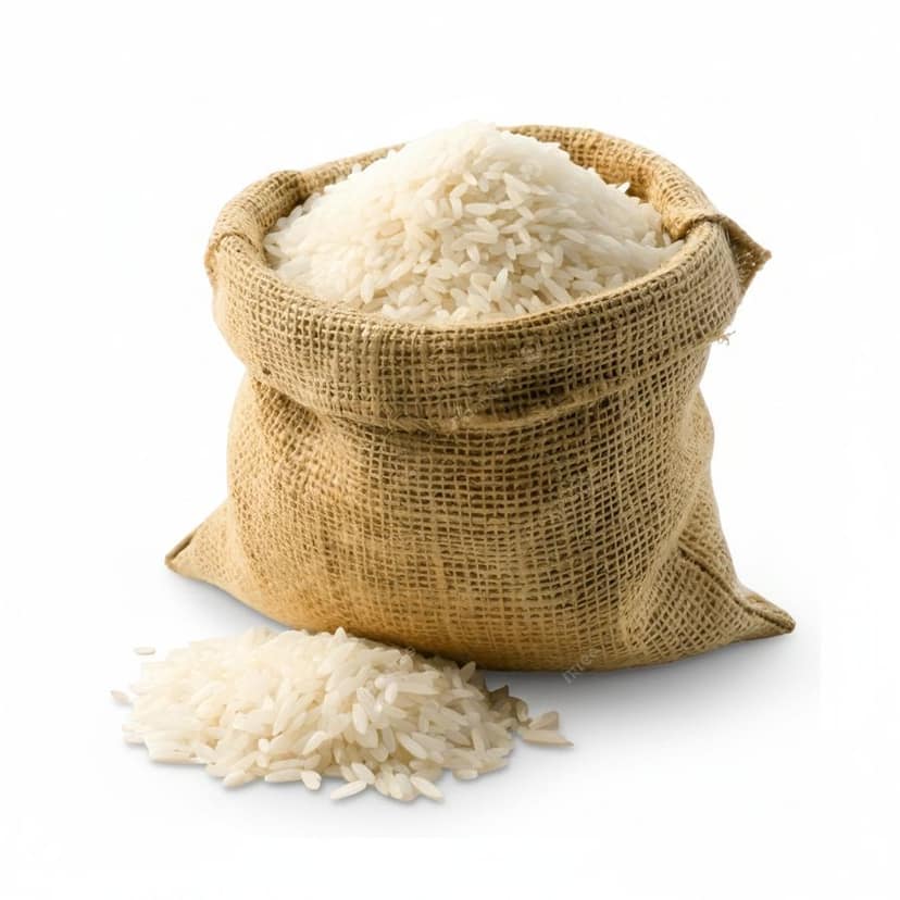 Premium Quality White Rice - 50 kg - One jute sack view 4