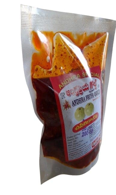 Andhra Priya Gold Special Usirikaya Pickle - 200g view 3