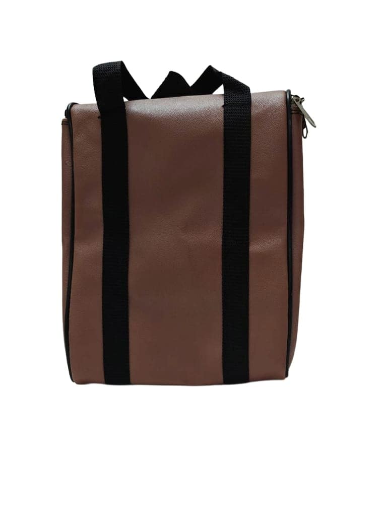 Brown Leatherette Travel Bag - Stylish & Durable view 4
