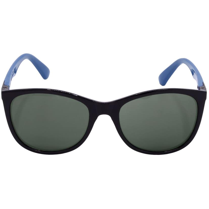 Hrinkar Green Cat-eye Cooling Glass Black, Sky Blue Frame Best Sunglasses for Women - HRS-BT-06-BK-LBU-GRN view 2