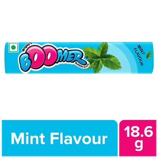 Boomer Mint Flavuored Bubble Gum, 18.6 G Strip