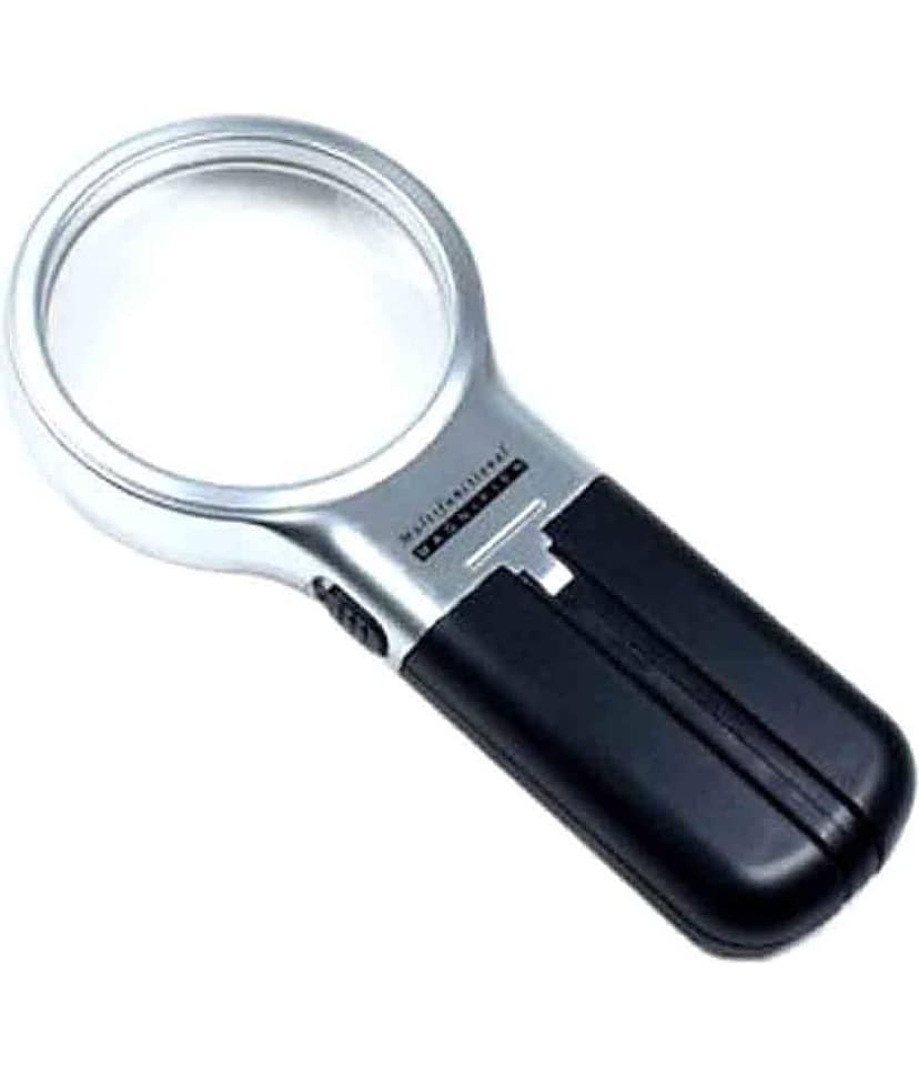 DIY Crafts Magnifying Glass LED Folding Stand Crafts 3X Illuminated Magnifier 3" Lighted