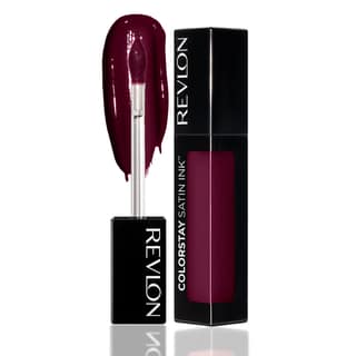 REVLON Colorstay Satin INK, Comfortable, Longwear Rich 16-Hour Liquid lip Color, Formulated with Black Currant Seed Oil & Vitamin E, Reigning Red - (035) REVLON Colorstay Satin INK, Comfortable, Longwear Rich 16-Hour Liquid lip Color, Formulated with Bla