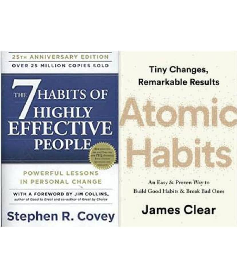 Combo Of 7 HABIT OF HIGHLY EFFECTIVE PEOPLES And ATOMIC HABIT (Paperback, English)