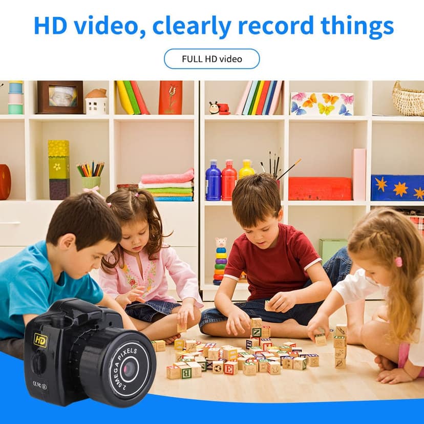 AUSHA Portable Mini Spy Camera | Full HD Video Recorder for Home, Office & Personal Security view 5