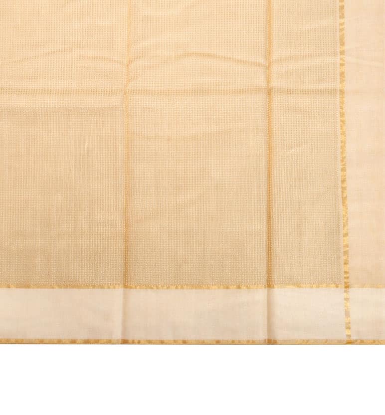 Handwoven Chanderi Tissue Saree view 4