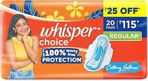WHISPER CHOICE MAGIC ANTI LEAK 20PADS