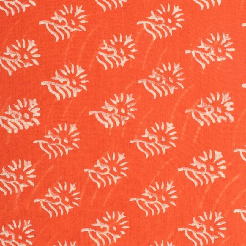 HANDLOOM CHANDERI 03 PCS DABU PRINTED SUIT (SKU - 1RDS01270221 Suit 61) view 4