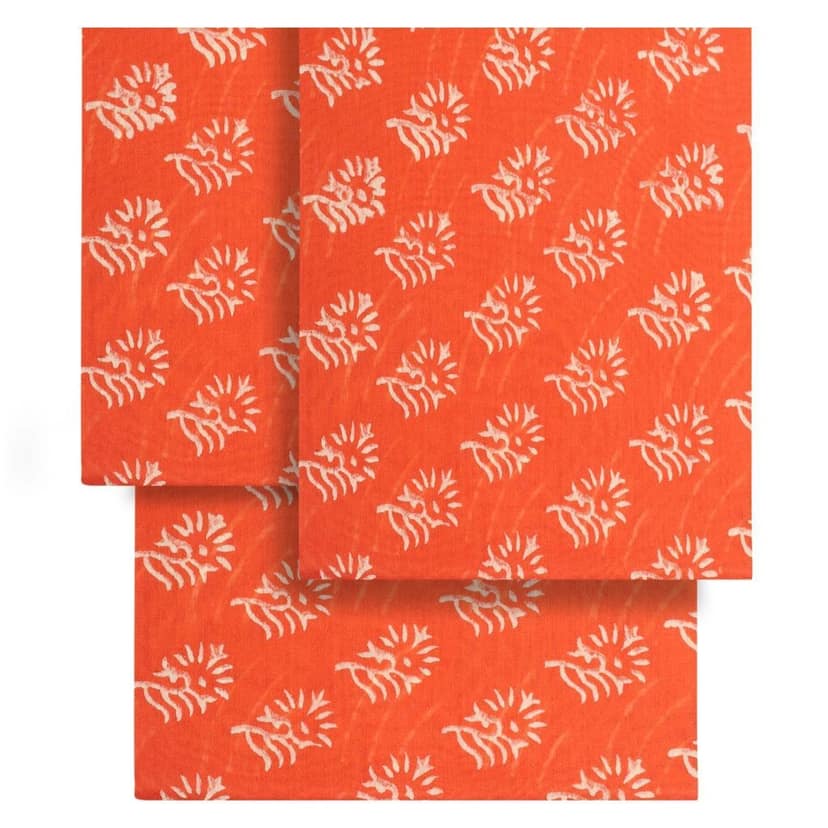 HANDLOOM CHANDERI 03 PCS DABU PRINTED SUIT (SKU - 1RDS01270221 Suit 61) view 5