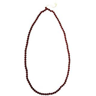 Kesar Zems Wooden 108-Bead Rudraksh Mala (15 cm x 50 cm x 1 cm Brown)