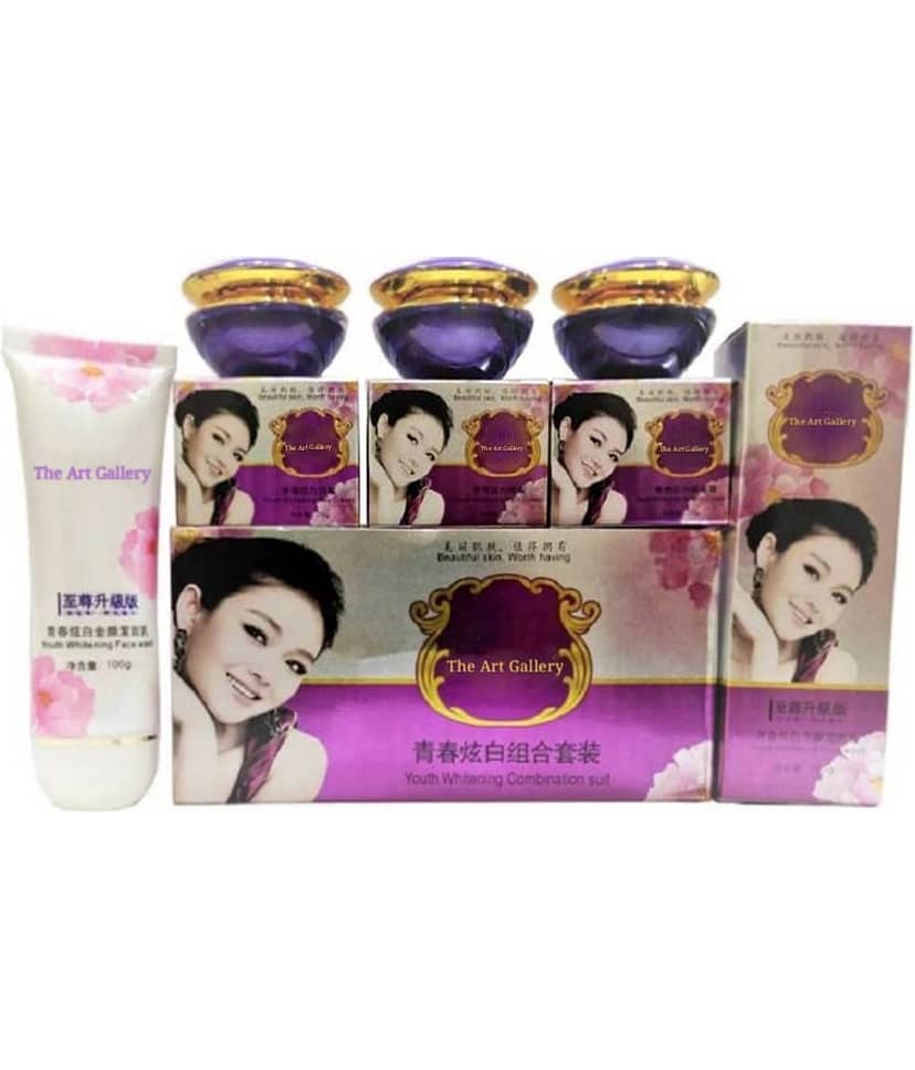 DIARA Jiaobi Cream Youth Whitening Suit Facial Kit g Pack of 4