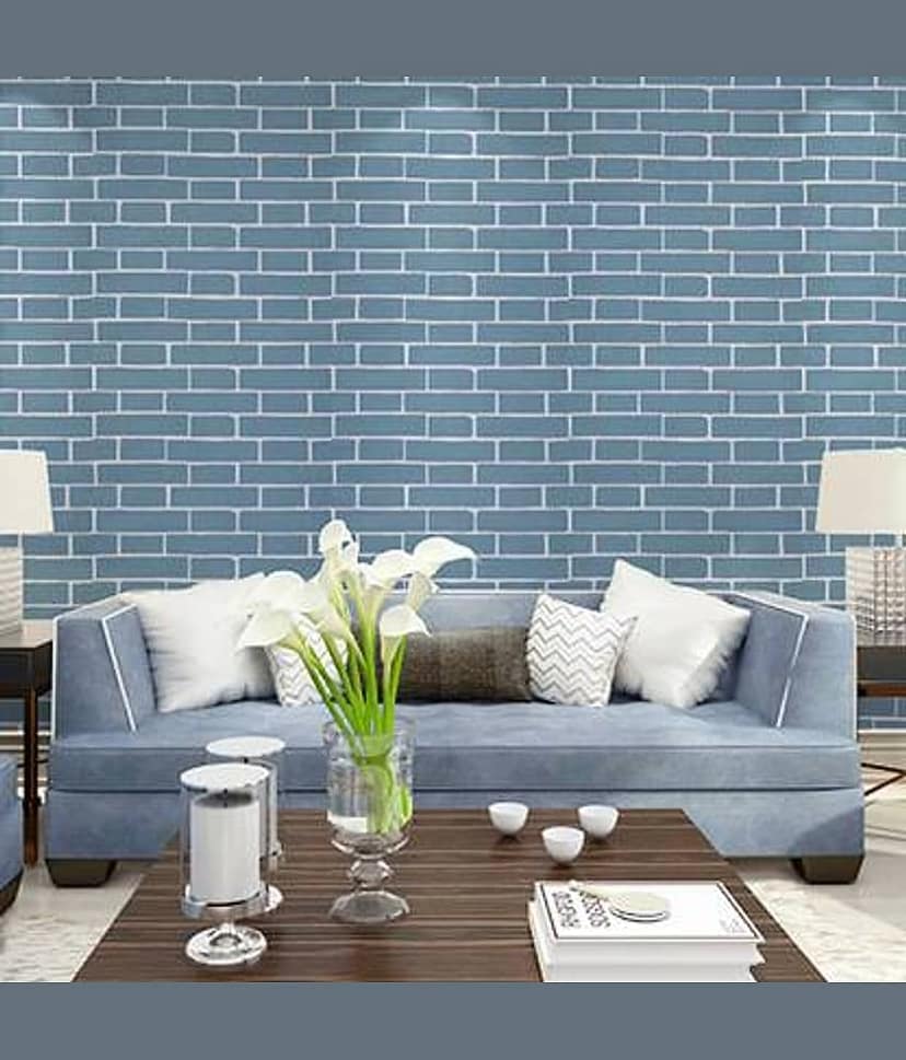 LAAYO Wallpaper & Wall Sticker - Abstract Wallpaper ( 45 x 250 ) cm ( Pack of 1 ) view 2