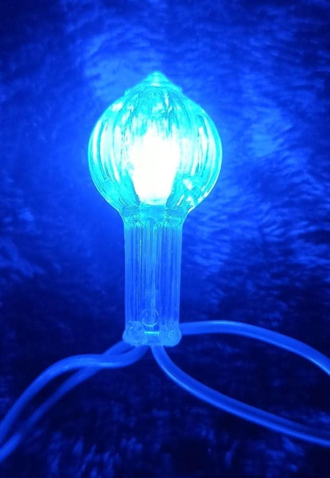 Blue LED Lighting/Rice Lights/String Lights/Fairy Lights with Constant Function, 9.3 Meter Length & 35 LED Bulbs view 3