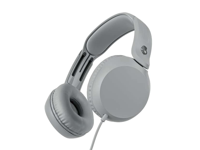 Skullcandy Icon 180 Wired Headphones, Built-in 85dB Volume Limiter, Comfortable On-Ear Fit, Adjustable Headband, Convenient for Travel - Cement