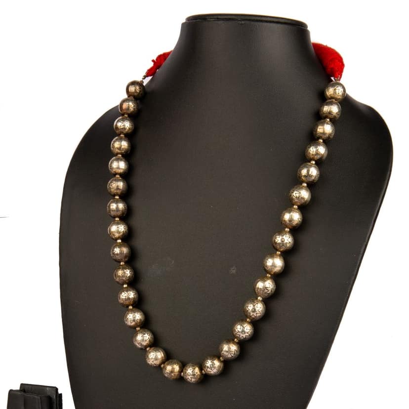 Tribes India Handcrafted Ball Haar Necklace view 2