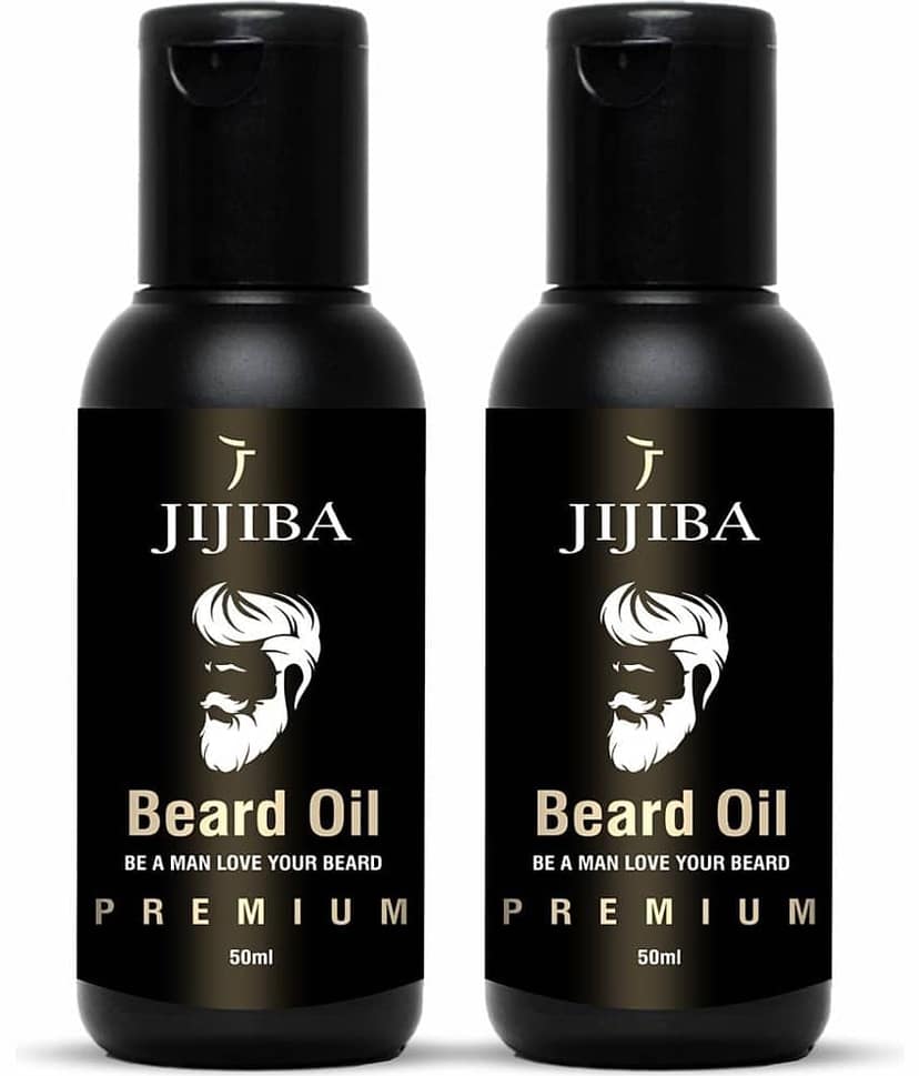 Jijiba Premium Beard Oil for Men 50 ml Pack of 2