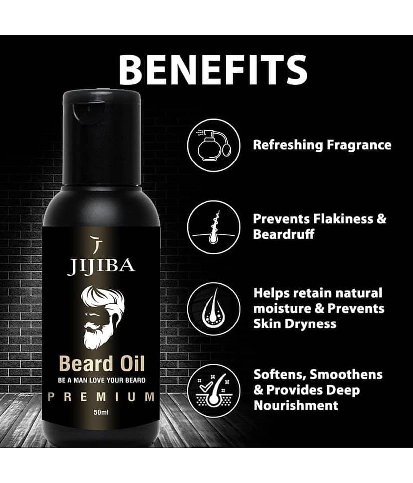 Jijiba Premium Beard Oil for Men 50 ml Pack of 2 view 2