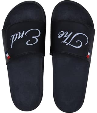 CLOSHO Black Men's Slide Flip Flop