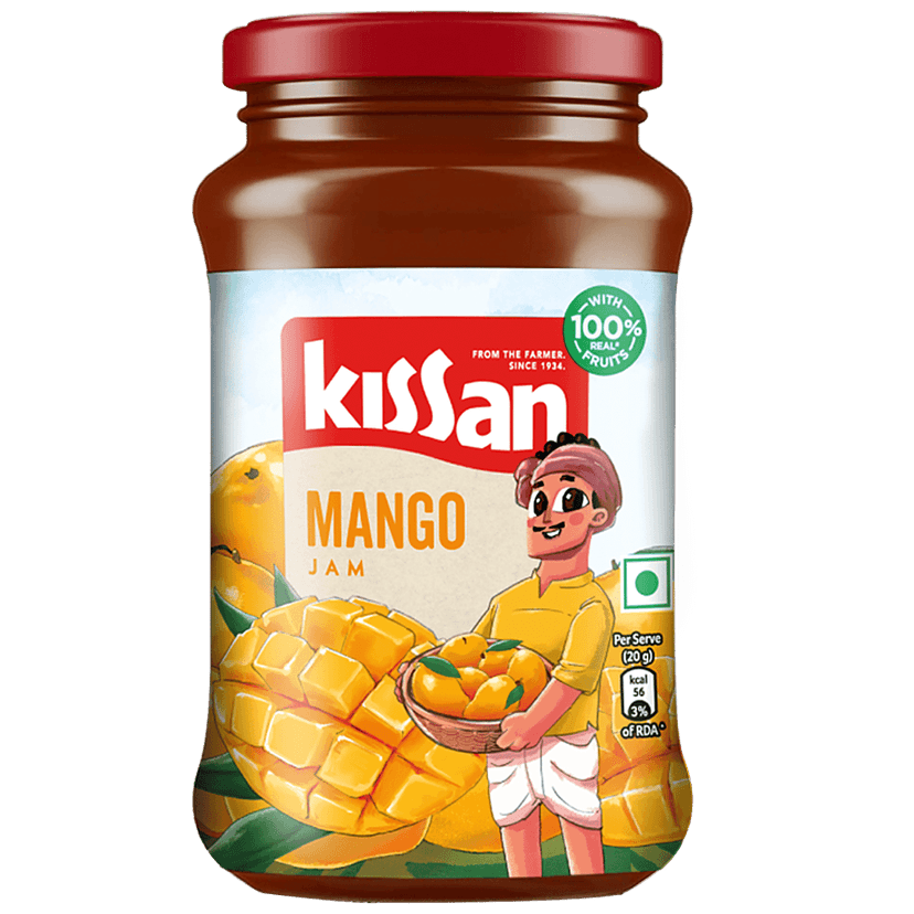 Kissan Mango Jam, 490 G Jar view 2