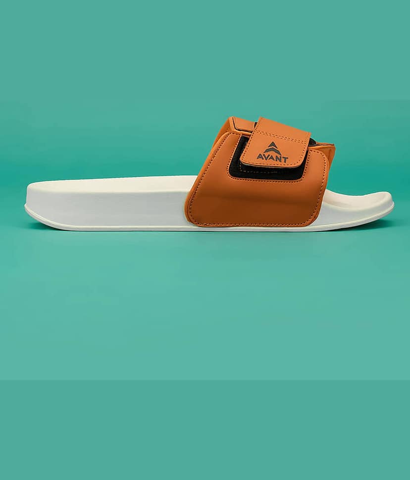 Avant Stepster Orange Men's Slide Flip Flop view 2