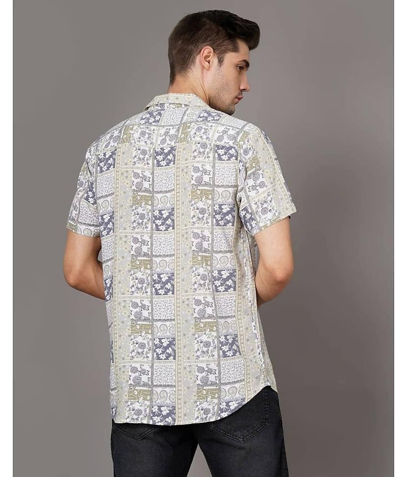 Paul Street - Multi Rayon Regular Fit Men's Casual Shirt ( Pack of 1 ) view 4