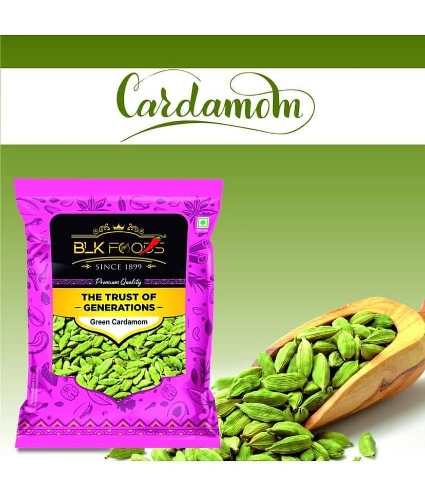 BLK FOODS _Select Green Cardamom Whole (Choti Elaichi Sabut) 100g 100 gm view 2