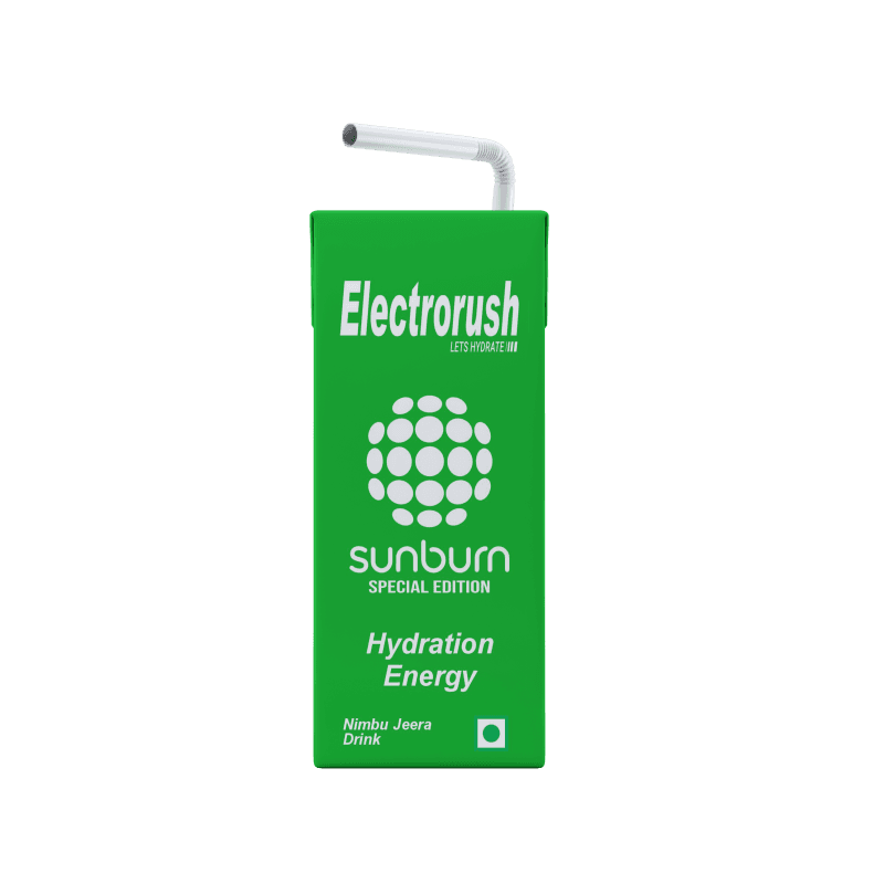 Electrorush x Sunburn Nimbu Jeera Hydration Energy Drink | 200ml Ready to Drink