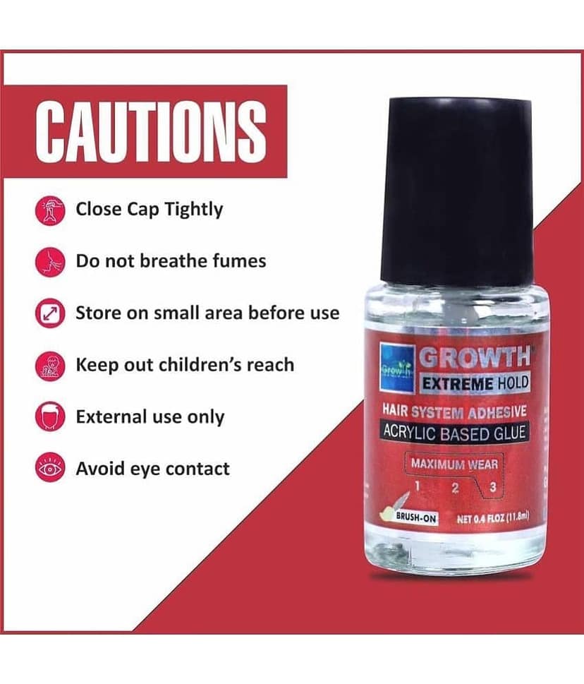 Growth Extreme Hold glue for wig Wwater Based 11 ml view 2