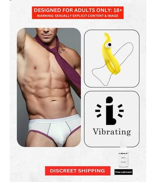 Unisex Vibrating Cock Ring- Silicone + ABS Material, Strong Vibration For Long Lasting Clit Stimulation Pleasure with Free Calmras Lube