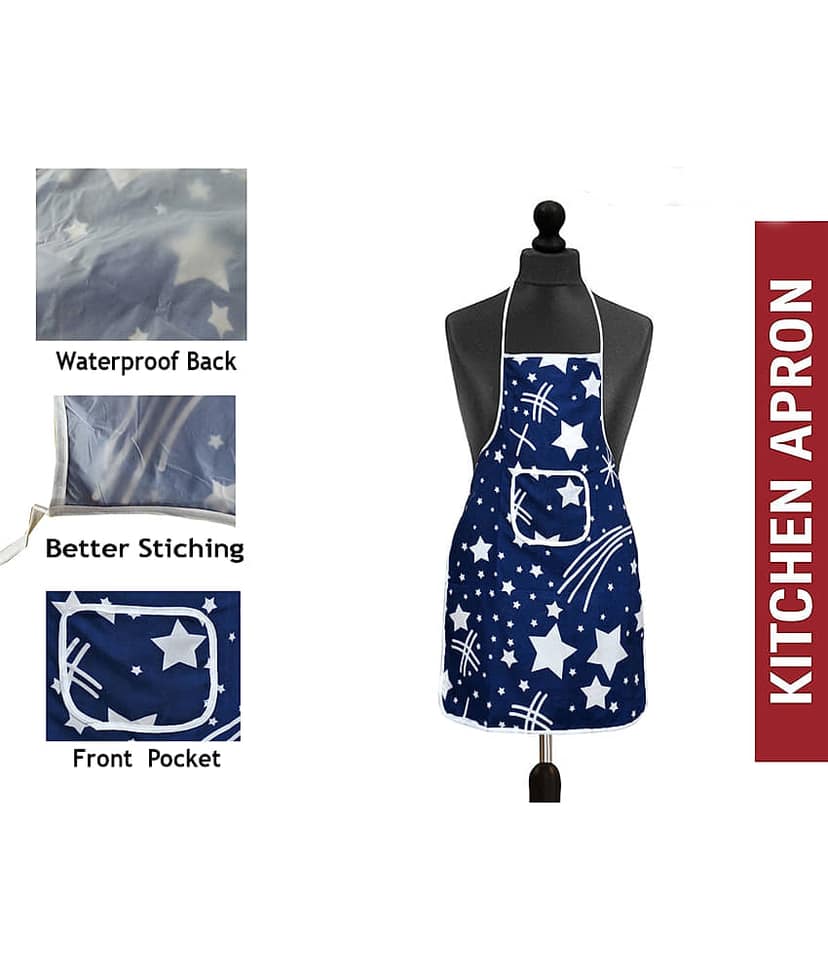 Aazeem Set of 3 Multi Printed Poly Cotton Apron view 2