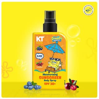 KT Kids Moisturizing Sunscreen Body Spray, UV Protection, SPF 30+ – 100ml