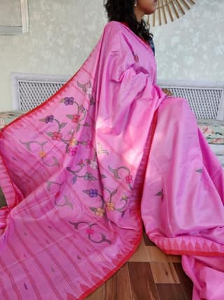 Moinrangphee Silk Saree (Russian Silk)