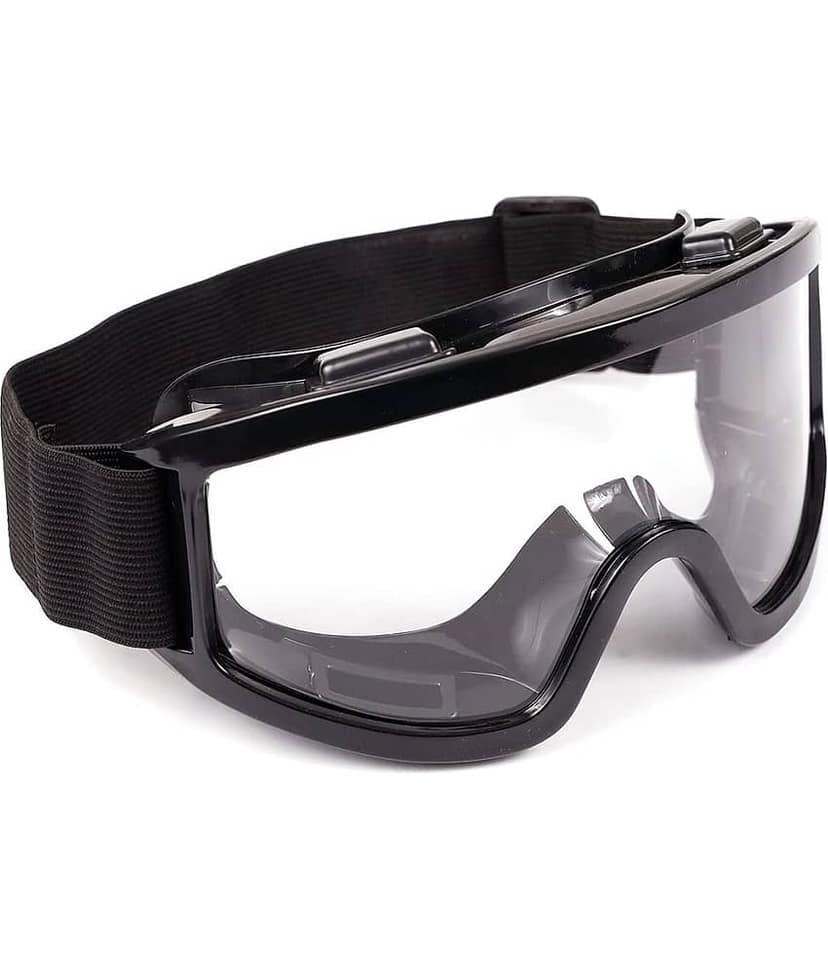RAMDEV ENTERPRISE Dust Protected White Riding Goggles ( Pack of 1 )
